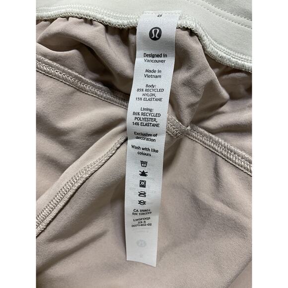 Lululemon 'License To Train' White High-Rise Pant Size 8 - NWT - Picture 6 of 6